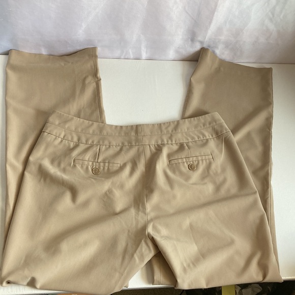 Sharagano Tan Dressy Slacks Size 12 - Picture 5 of 10